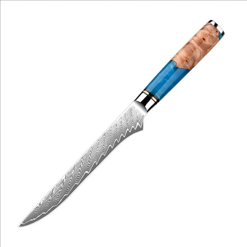 kitchen knife set Damascus Steel Set for Meat Cutting Sushi Peeling