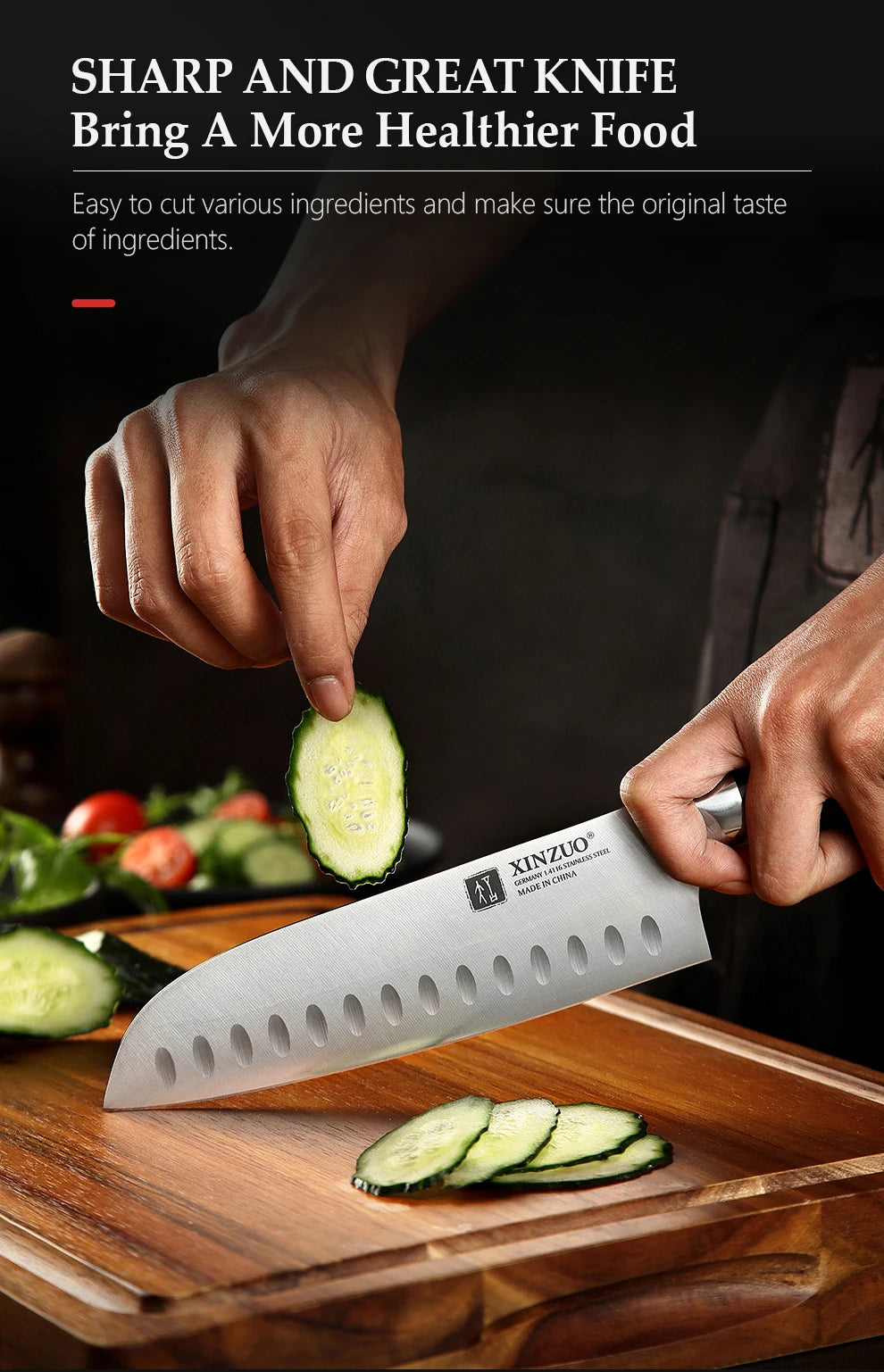 XINZUO Premium Modern Stainless Steel Chef
