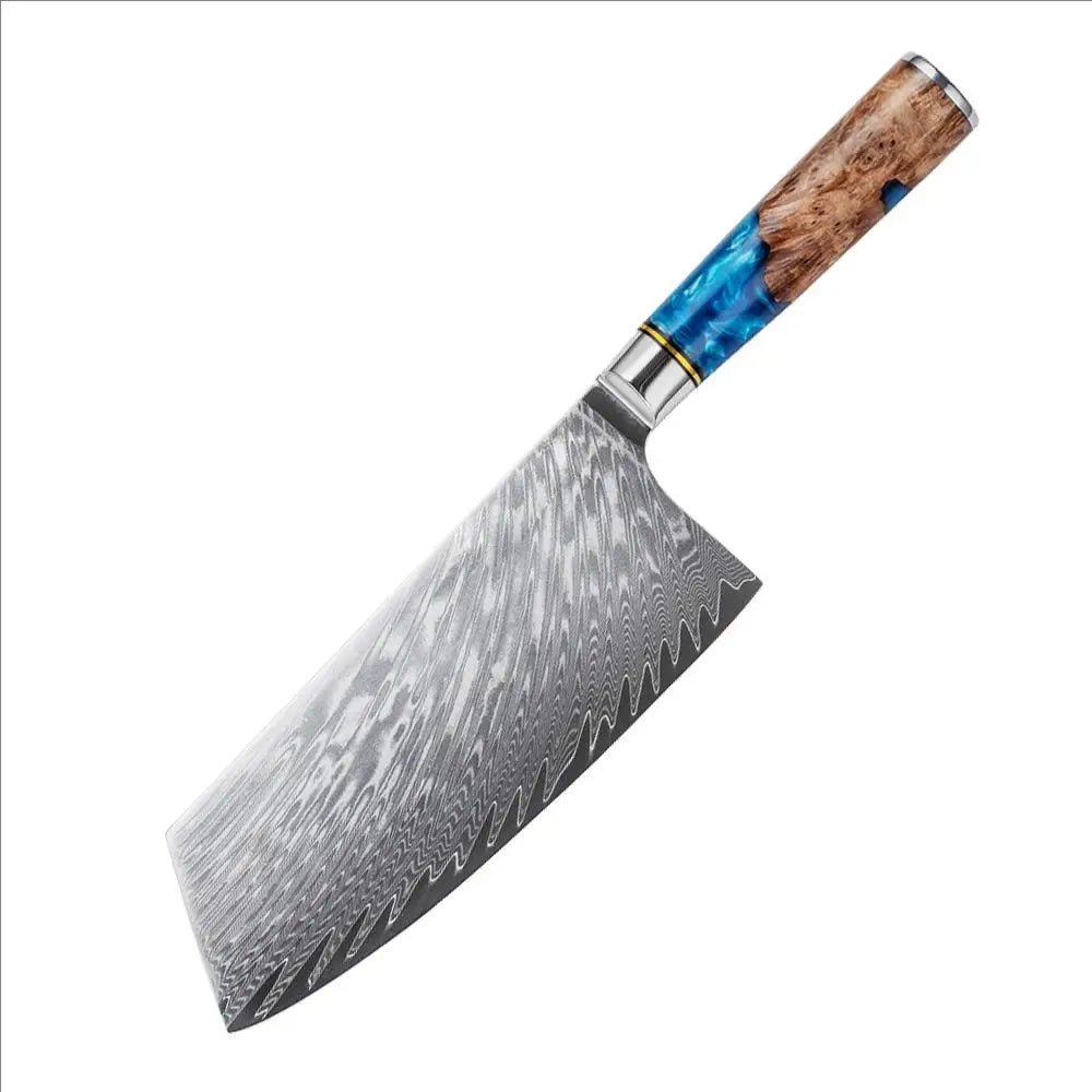 kitchen knife set Damascus Steel Set for Meat Cutting Sushi Peeling