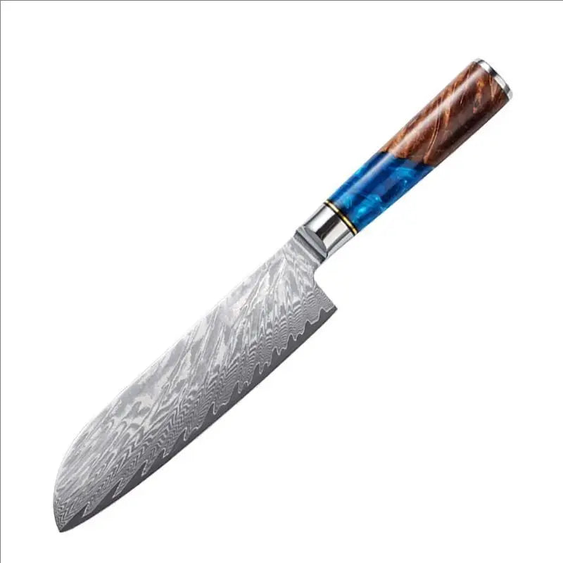 kitchen knife set Damascus Steel Set for Meat Cutting Sushi Peeling