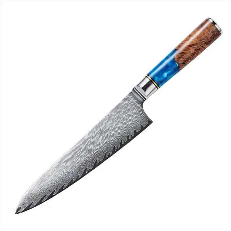 kitchen knife set Damascus Steel Set for Meat Cutting Sushi Peeling